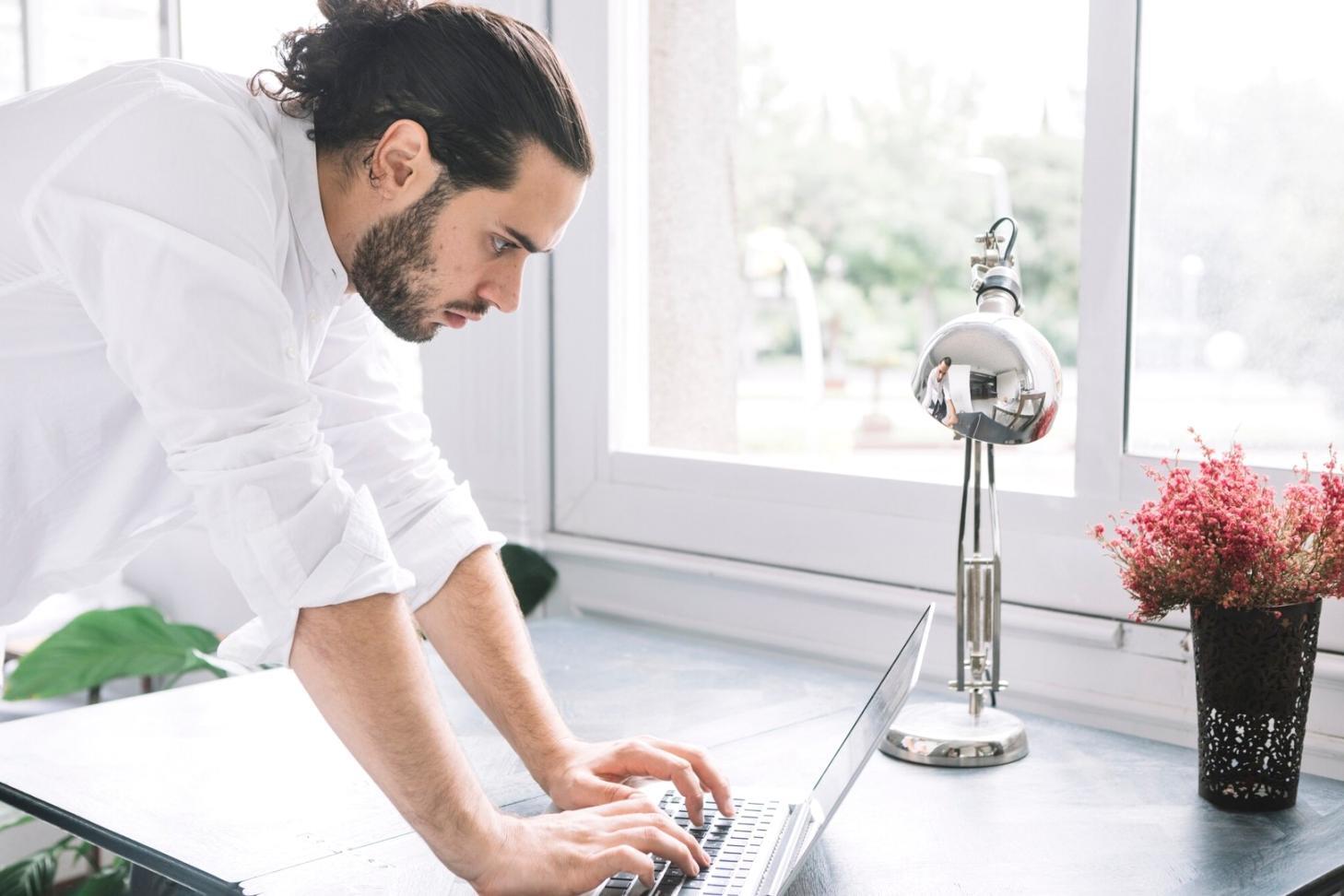 Interface de la plateforme d'apprentissage